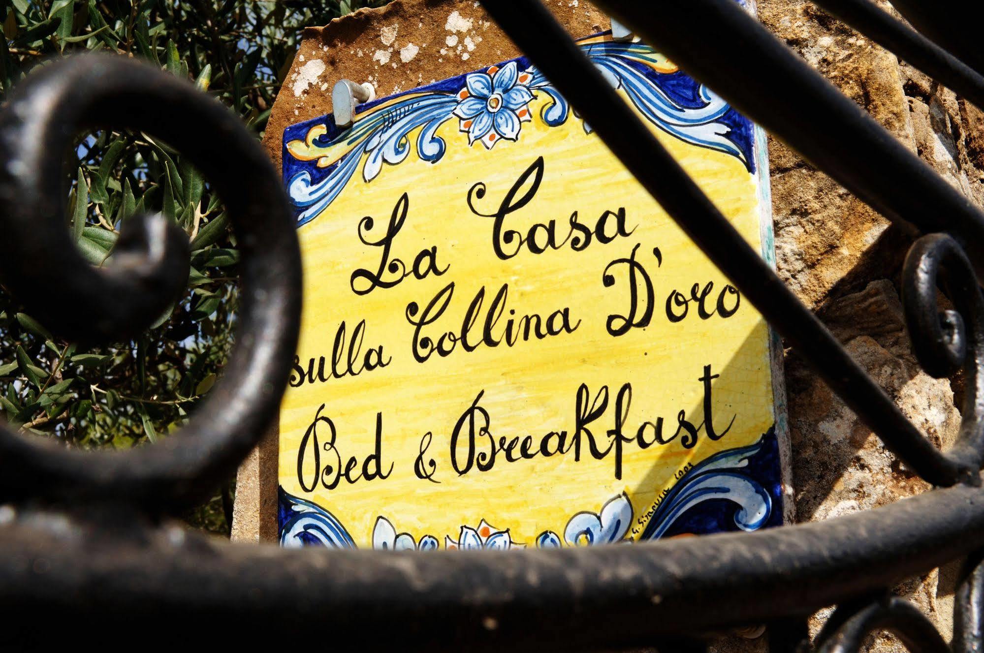 La Casa Sulla Collina D'Oro Bed and Breakfast Piazza Armerina Exteriör bild